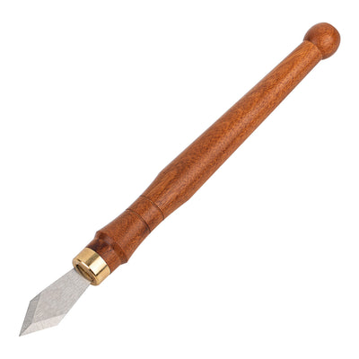 Woodworking Marking Knife MG0-000-0166 1.1mm High Speed Steel Blade Sourwood Handle Brass Ferrule Lightweight Compact Craft DIY Tool