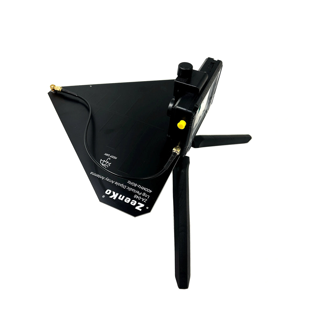 ZA-048 Log-Periodic Dipole Array Antenna 400MHz-8GHz Compact Design 50Ω Input Resistance High Performance Direction Finding Antenna for tinySA ULTRA