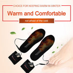 LinkMejor Batteries Heated Shoe Insoles Feet Warm Sock Pad Mat Electrically Heating Insoles Washable Warm Thermal Insoles Unisex