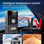 LinkMejor Intelligent Portable Car Jump Starter LED Light Multi Functional Emergency Starting Power Supply with Smart Clamps for Automobiles