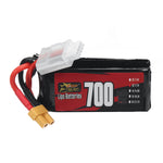 LinkMejor Power 3S 11.1V 700mAh 75C 7.77Wh LiPo Battery XT30 Plug for RC Helicopter Aiplane FPV Racing Drone