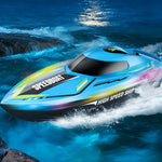 LH-C103 RTR 2.4G RC Boat High Speed 25KM/H Vehicles w/ LED Light Models Toys