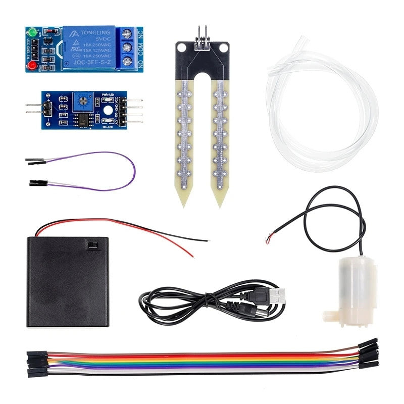 Soil Moisture Sensor Kit Automatic Watering System Manager with Mini Water Pump for Arduino DIY Kit Automatic Watering System