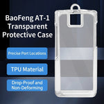 1Pcs Baofeng AT-1 Walkie Talkie Transparent Protective Case Shockproof Dropproof Flexible Soft Full-Protection Clear Protective Cover