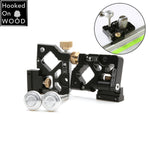 LinkMejor Hooked On Wood 2pcs Folding Guide Rail Clamp HD30-GD7N Bench Dog Flip Clamps Folding Rail Clip For MFT System