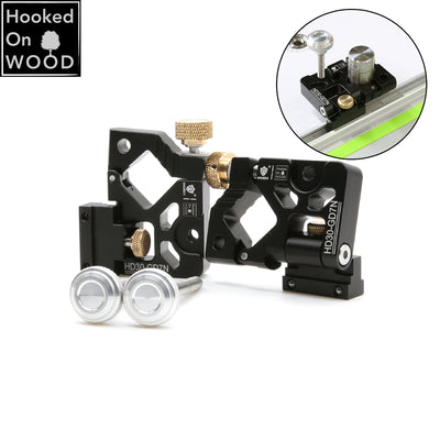 LinkMejor Hooked On Wood 2pcs Folding Guide Rail Clamp HD30-GD7N Bench Dog Flip Clamps Folding Rail Clip For MFT System