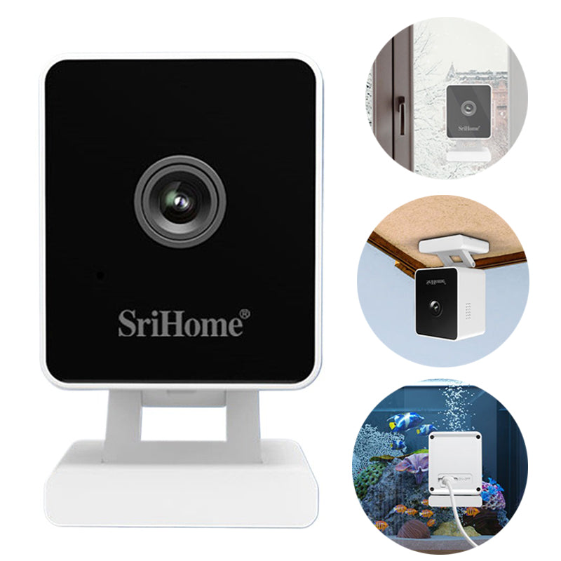 1/2/3/4Pcs LinkMejor SH057 4MP HD Security Camera Dual Band WiFi 5GHz AI Human Detection Two Way Audio Night Vision Easy Installation Window Camera for Home Safety
