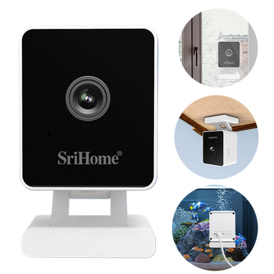 1/2/3/4Pcs LinkMejor SH057 4MP HD Security Camera Dual Band WiFi 5GHz AI Human Detection Two Way Audio Night Vision Easy Installation Window Camera for Home Safety