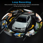 1080P Car Dual Lens Dash Cam Front And Inside Camera with IR Night Vision Loop Recording Wide Angle Car DVR Camera M8