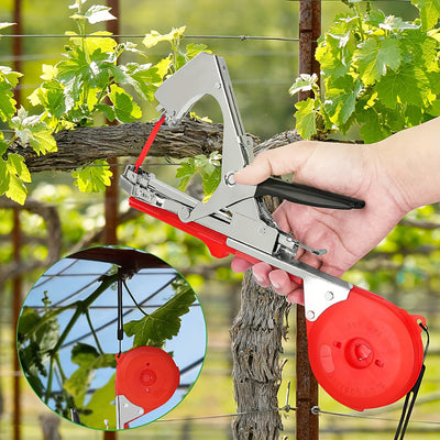 Plant Vine Binder Tape Machine Sets For Grapes Raspberries Tomatoes And Grape Vegetables With 20 Rolls Of Tape