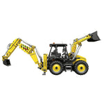 Mould King 17036 RC Backhoe Loader Technical Truck Engineering Car MOC Building Block Brick Assembly Kit Support Remote Controll APP Controll for Children Birthday Gift