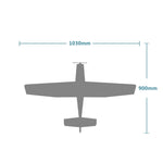 E0717 1030mm Wingspan Fixed Wing RC Airplane Aircraft KIT/PNP Trainer Beginner