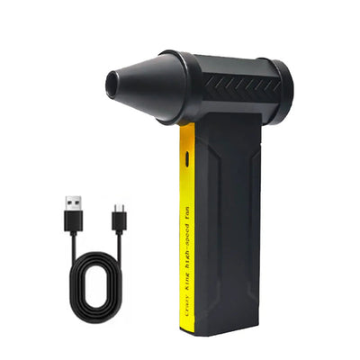 Turbo Fan X6 160,000 RPM Brushless Motor 10,000mAh Peak Battery 200W High-Speed Blower 4-Speed Settings Type-C Charging Industrial Dust Removal