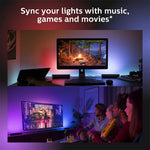 Elfeland Smart RGB Pickup Light with Remote Control USB Music Rhythm Light for Room Bar Desktop Christmas Atmosphere Lamp Decor