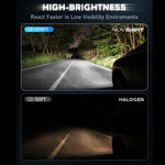 LinkMejor A500-N63 2PCS 6500K Car LED Headlight Bulbs 20000LM/Pair Cool White IP68 Waterproof LED Headlamp