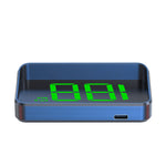 M2 KM/H / MPH HUD Car Head-Up Display GPS Speedometer Compass Car Dashboard Screen Universal GPS HD Car Look Up Display