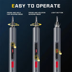 CreationSpace CS0802A/CS0802B Mini Electric Screwdriver Set Rechargeable Lithium Battery 3 Torque Settings 26 Precision Bits LED Light Portable Repair Tool Fast Charging