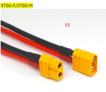 LinkMejor XT30U XT60H XT90H Drone Connectors with Gold-Plated Copper Contact and Soft Silicon Cable for Stable Current Flow Eco-friendly Flame-Retardant Material for Drones Hobby Toys Battery Connections
