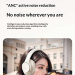 LinkMejor EH150 ANC Headset Wireless bluetooth Headphone 40mm Driver Low Delay Foldable Design Over-ear Sports Headphones