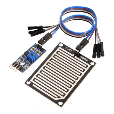 3Pcs Raindrops Rain Sensor Module Weather Humidity with DuPont Cable