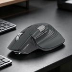 LinkMejor A1 Tri-mode Wireless Mouse PAW3212 4800DPI Dual Scroll Wheel Fast Flywheel Ergonomic E-sports Gaming Mouse