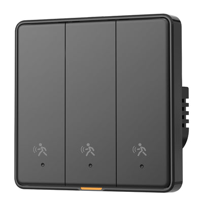 LinkMejor Tuya Smart Zigbe 10G Motion Sensor Radar Switch Single Live Wire/Neutral Live Wire APP Remote Control Human Motion Detection Alarm No Required Voice Control