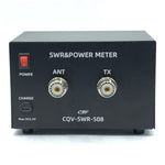200W High Power SWR Meter 1.8-54MHz HF VHF UHF 4.3 Inch IPS Color Display Fine Tuning Shortwave Radio Accessories CQV-SWR-508 VSWR Power Meter