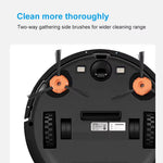 LinkMejor 3 In 1 1000pa Household Smart Sweeping And Mopping Vacuum Cleaner With 400ml Dustbin Capacity Automatic Charging for Home Office