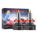 H1/H4/H7/H11/9006 360° LED Car Headlight Bulbs High Power 70W Super Bright Focusing High Power  7000LM Car LED Headlight