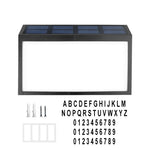 Solar Door Number Light Outdoor Wall-Mounted Ground Plug Road Sign Sensor Light LED House Number Address Indicator
