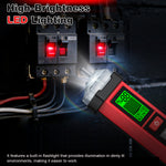 LinkMejor HT102B Non-Contact Voltage Tester AC 12-1000V Dual Sensitivity LCD Display Sound And Light Alarm Electric Test Pen