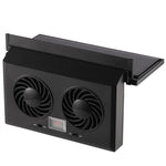 Solar-Powered Light-Controlled Exhaust Fan Dual-fan Car Cooling Powerful Air Circulation for Sedans SUVs Van Trucks