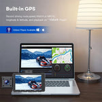 3 Channel Dash Cam Car Dash Camera With GPS WiFi IR Night Vision Camcorder