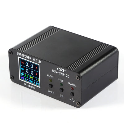 CQV-SWR120 120W SWR Power Standing Wave Meter High Standing Wave Alarm Function 240 * 240 Full Color HD Display FM-AM-SSB