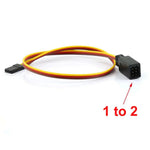 RS R88 Y-wire RC Servo Extension Cable 1 to 2 / 1 to 3 / 1 to 4 / 1 to 5 / 1 to 6 for RC Car Boat Aircraft Models