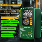 LinkMejor V30 Digital Multimeter Infrared Thermometer Measures AC/DC Voltage Current Resistance Capacitance Frequency Dual Power Options Flashlight V~Alert 4:1 Object Distance Ratio