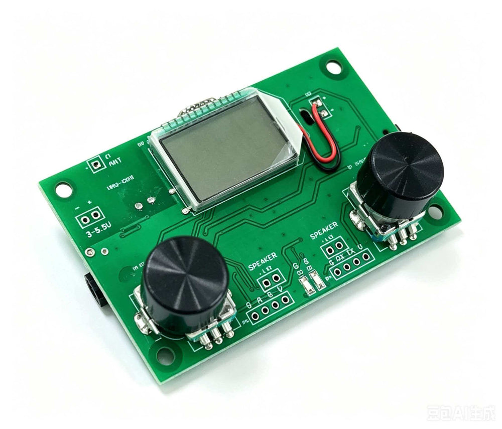 LinkMejor PLL Digital Stereo FM Radio Receiver Module 87-108MHz with Serial Control Frequency Range 50Hz-18KHz