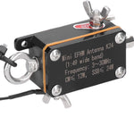 Pocket EFHW Antenna K24 3-30MHz Frequency Band Shortwave Antenna Wideband End-fed Halfwave Antenna