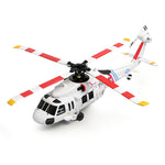 XK K270 UH-60L 2.4G 4CH Optical Flow Positioning Brushless Motor Flybarless RC Helicopter RTF