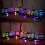 LinkMejor® DIY Imitate Glow Clock Kit Full Color RGB Glow Tube Clock LED Music Spectrum Kit