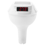 Wireless Solar Powered Pool Thermometer IP68 Waterproof RGB Ambient Light Temperature Display Smart Timer Child Lock 2200mAh Battery Smart Home Automation Solar Energy Savings Device