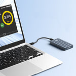 LinkMejor K1717 USB 4.0 40Gbps M.2 NVMe SSD Enclosure M.2 to Type-C 4.0 8TB Solid State Drive Aluminum Case for Thunderbolt 4 Hard Box