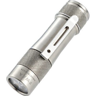 LinkMejor FWAA 1600LM EDC Titanium Polished Flashlight 3*Nichia 519AT LED Super Bright Mini LED Torch EDC Tools