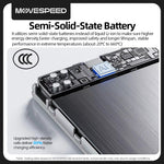 MOVESPEED /MSP08 22.5W 37Wh 10000mAh Magnetic Wireless Power Bank External Battery Power Supply with 1 Input & 2 Outputs Fast Charging for iPhone 17 17 Pro 16 Pro Max 15 14 for Huawei Mate XTs for OPPO for VIVO