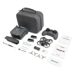 LinkMejor Aquila16 RTF 86mm 1S Whoop FPV Racing Drone ELRS 2.4G with FPV Goggles Radio Controller for Beginner