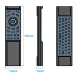 M3 66-keys Wireless bluetooth Remote Control Intelligent Luminous Voice Remote Control 6-Axis Gryo Air Mouse