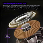 Edifier HECATEs CyberX bluetooth Speaker Desktop Game RGB Speaker 64mm Full-Range Driver 76mm Passive Radiator DSP Chips Support TWS 3.5mm AUX Playback Desktop Computer Speakers