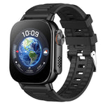 V5 2.01-inch HD Screen 1000mAh Massive Battery LED Flashlight Compass Voice Assistant bluetooth Call Heart Rate Blood Oxygen Monitor Sleep Monitoring Breathing Exercise SOS Multi-sport Modes IP68 Waterproof Smart Watch