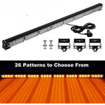 35.5Inch 32 LED Traffic Consultant Light Bar Warning Emergency Strobe Lamp Directional Flashing Emergency Warning Lighting