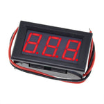 AC 70-500V 0.56inch Two-wire Digital Voltmeter LED Digital Display 2 Wires Red Green Blue Display AC Voltage Meter Head AC220V Mains Power 380V Industrial Power